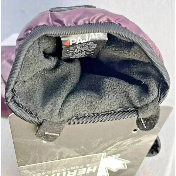 Pajar NWT 2 pair Women's Susan Quilted Mitten Oxblood Size XS/SM - Picture 12 of 12